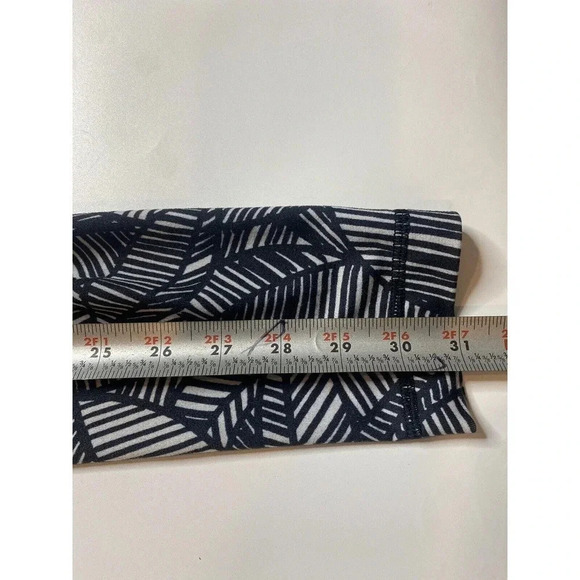 Lululemon Wunder Under Pant *Full-On Luon Banana Leaf White Black Women’s Size 6 - Picture 6 of 9